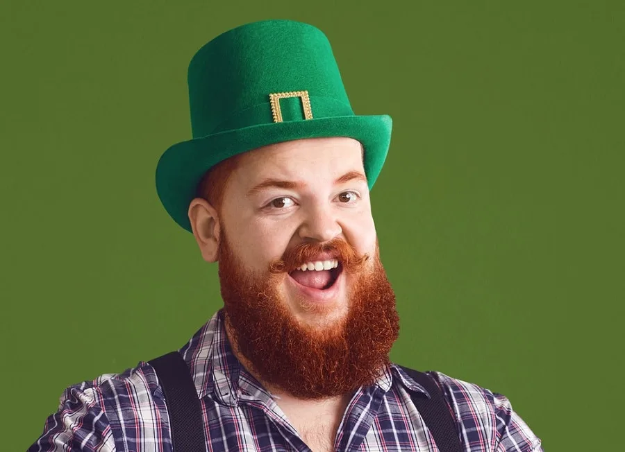 Irish curly beard