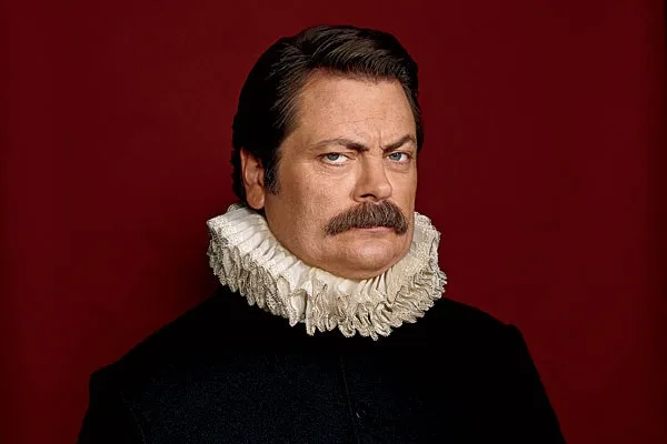 Nick Offerman walrus mustache