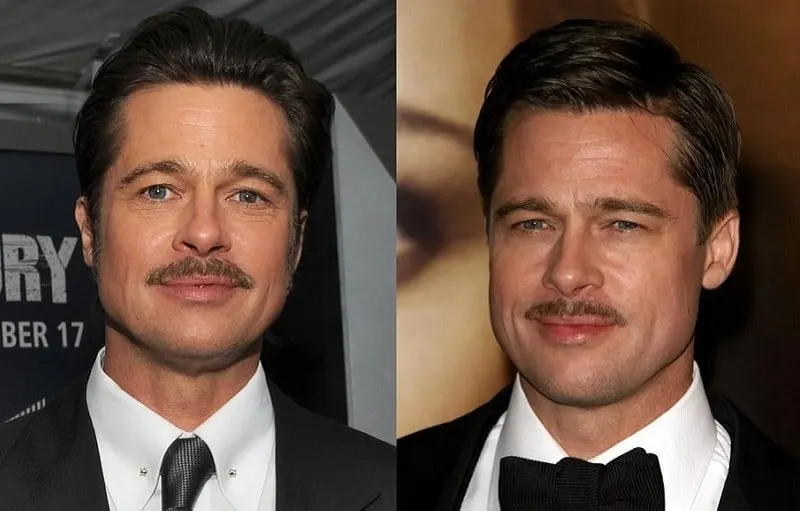  Brad Pitt's Pencil Mustache