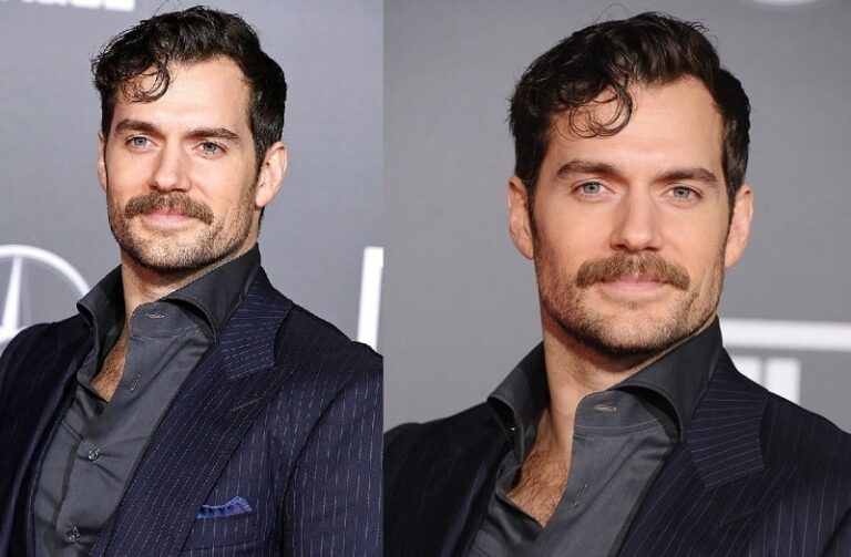 Actor with mustache style