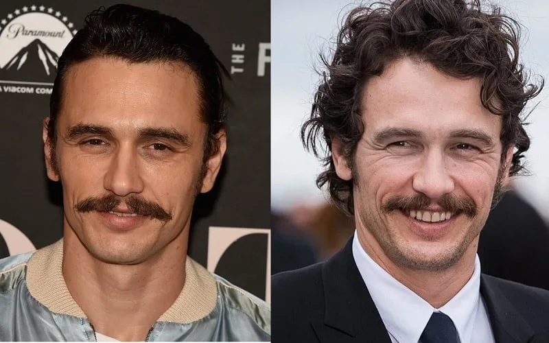 famous actors with mustache