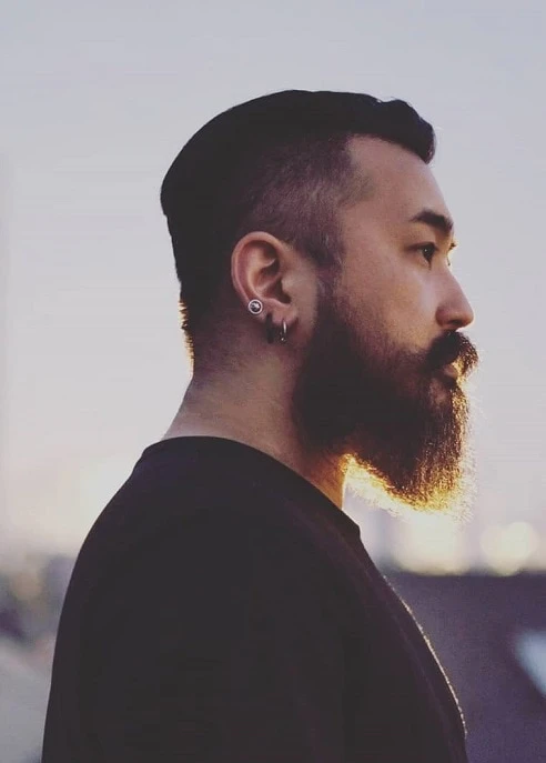 Full Japanese Beard for Men