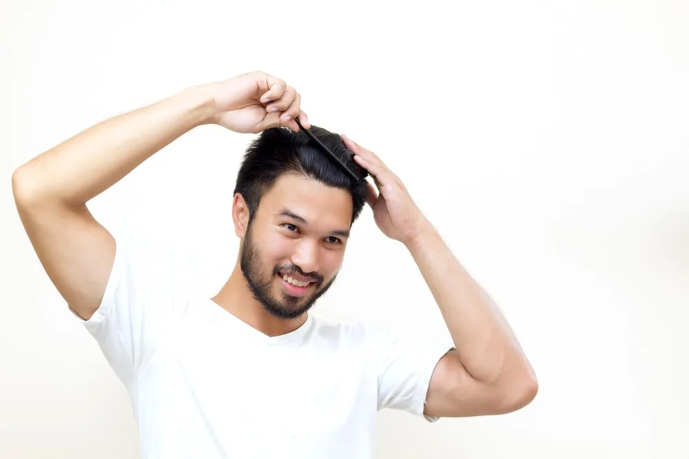 chin curtain beard style for Asian man