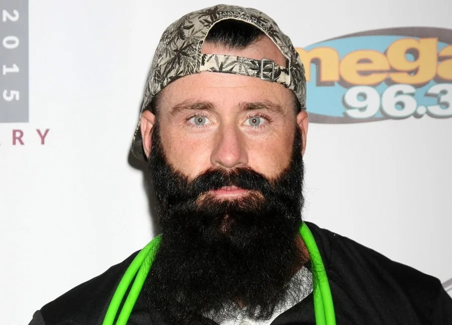 Baseball Player Brian Wilson with Bushy Beard