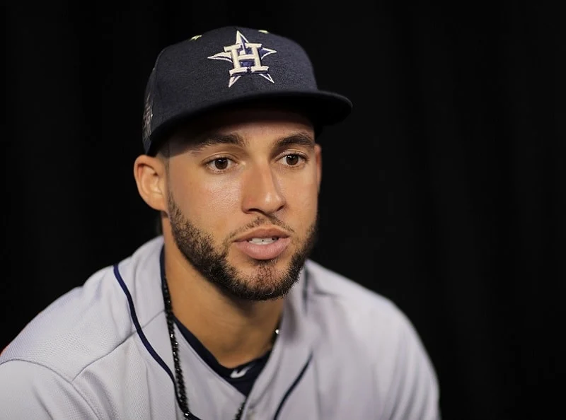 Baseball star George Springer Beard