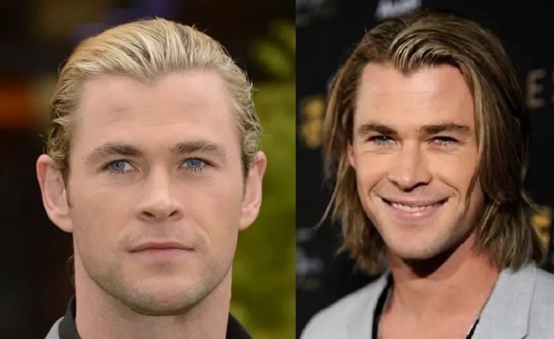 Chris Hemsworth No Beard Look