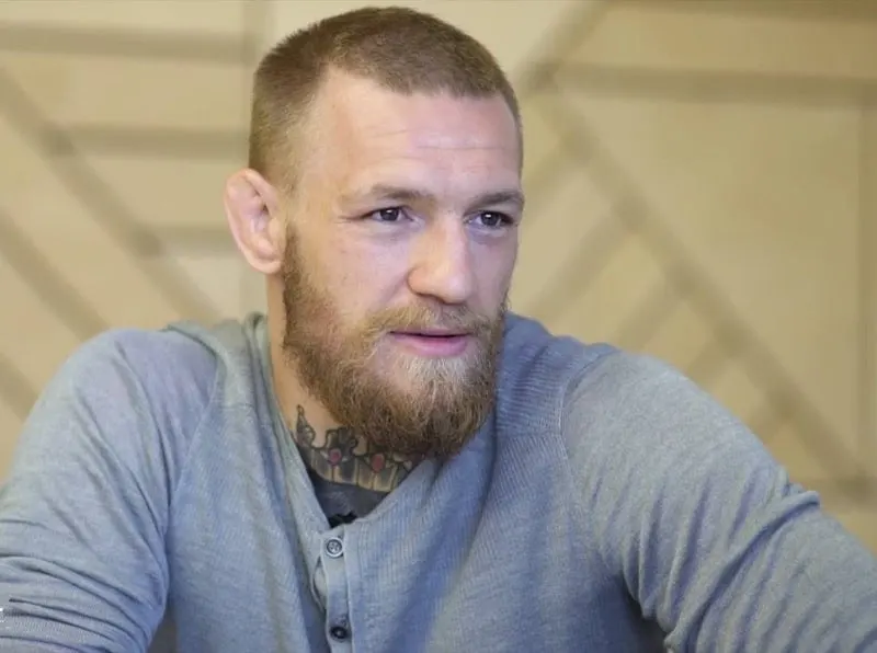 Conor McGregor’s buzz cut with thick beard