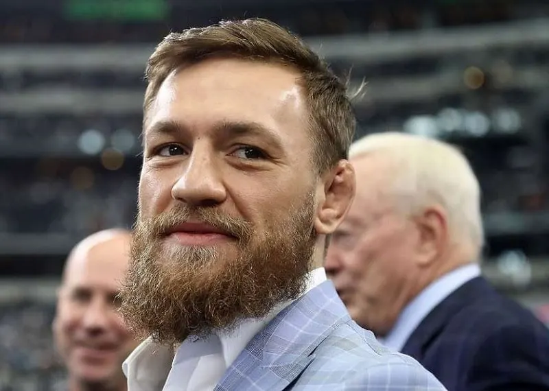Conor McGregor’s medium length ginger beard