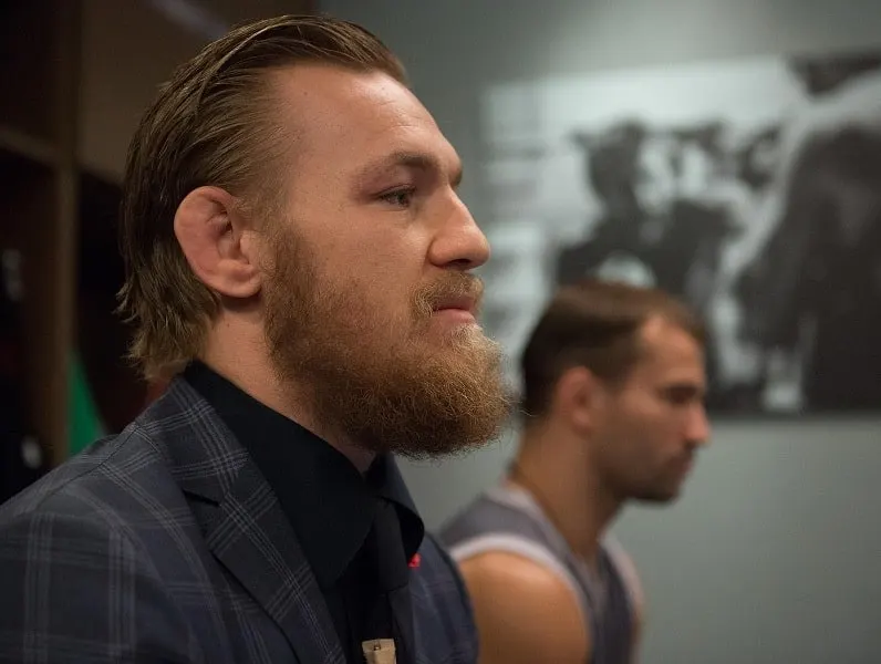 Conor McGregor’s full beard with mustache