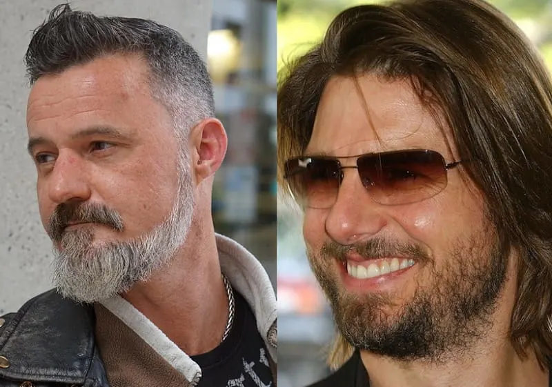 jawline beard vs. neckline beard 