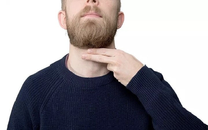 neckline beard
