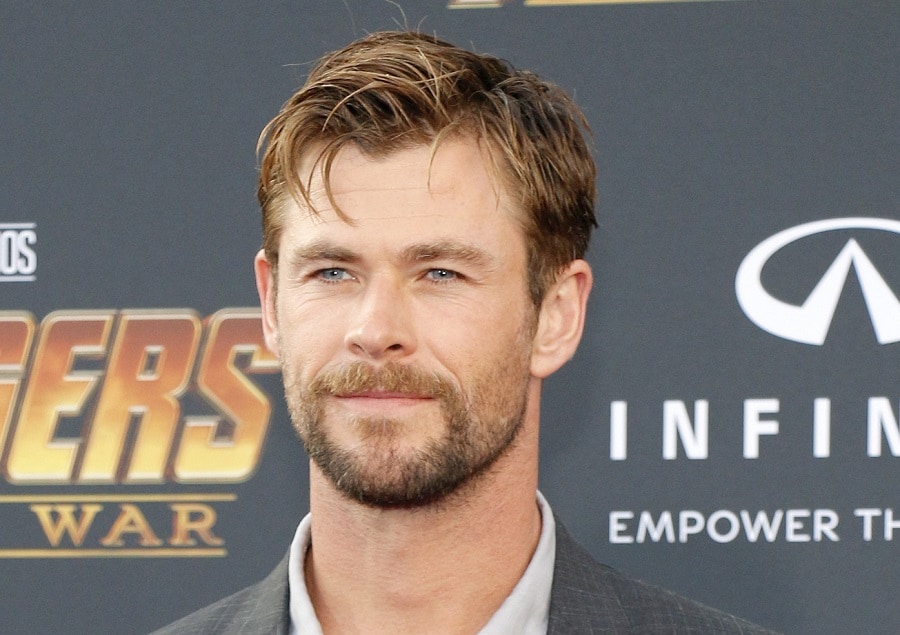 Chris Hemsworth with Goatee Beard Style