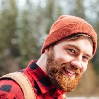 guy with brown hair and red beard