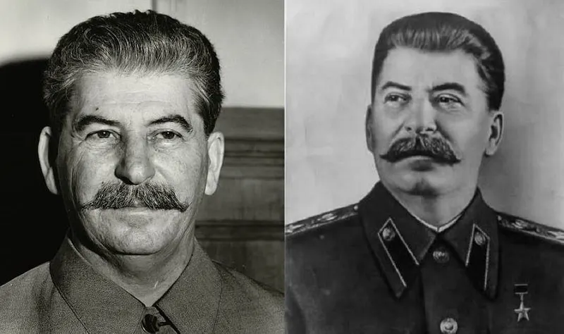 famous men with mustaches - Stalin 