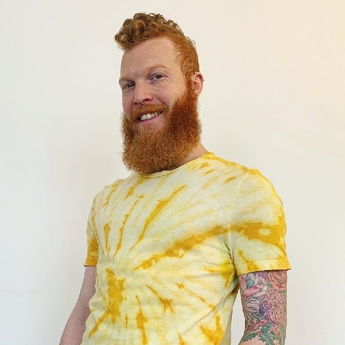 medium ginger beard