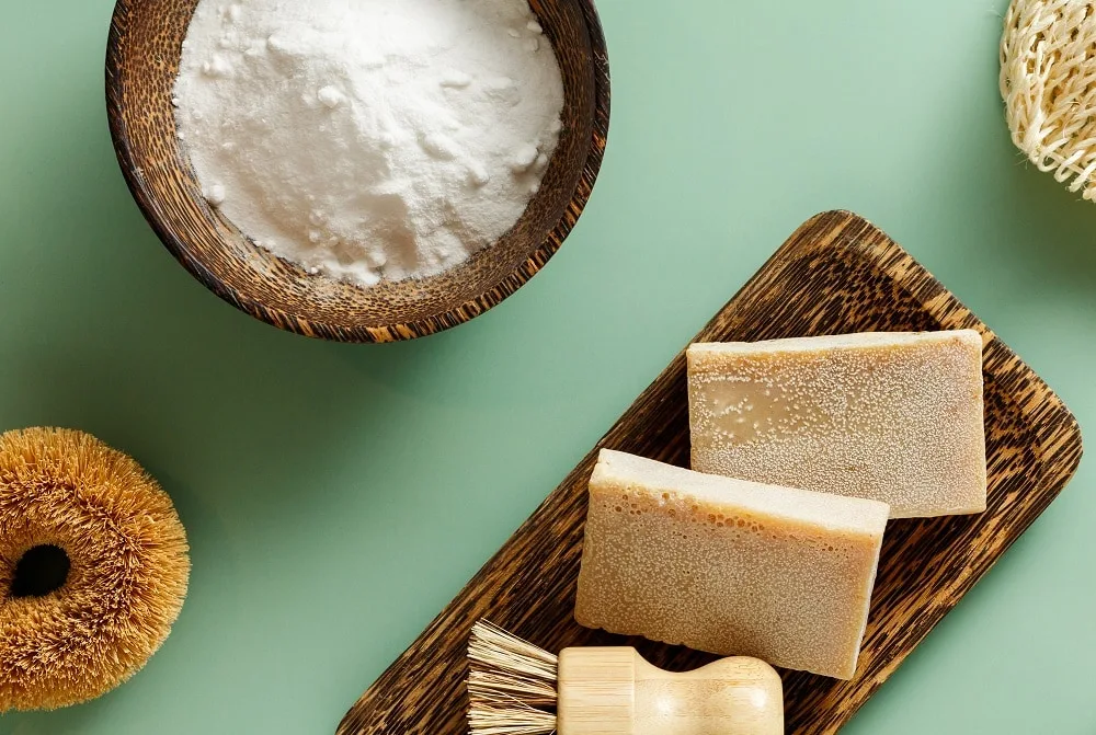 Baking Soda & Soap for Removing Beard Dye from Skin