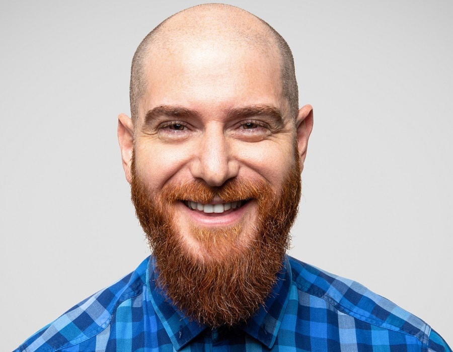 bald guy with red beard