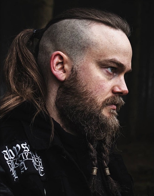 Braided Beard With Beads