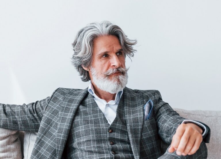 How to Dye Your Beard Grey without Staining Skin