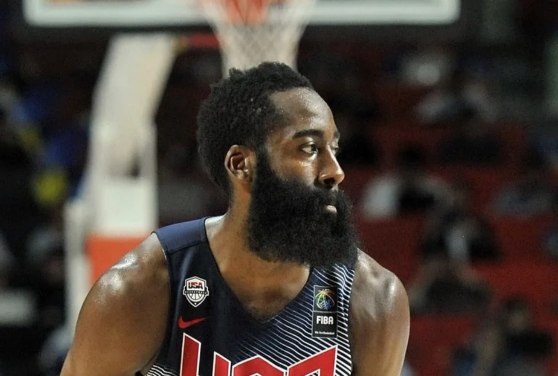 James Harden with Full Beard