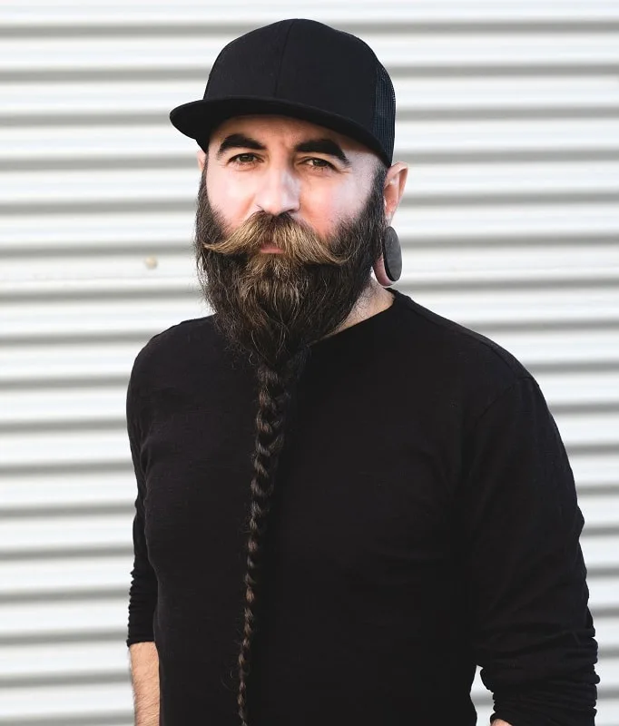 Long Braided Beard