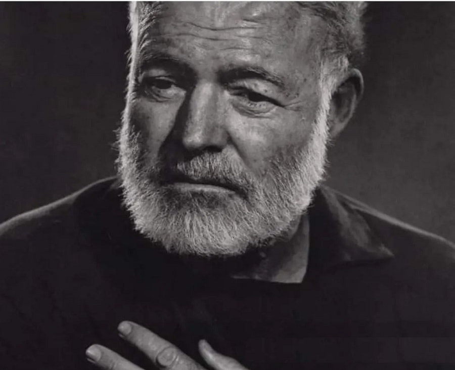 Famous Bearded Man Ernest Hemingway