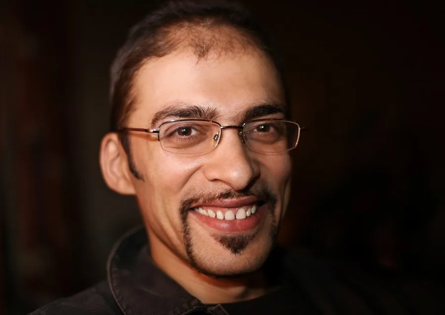 French beard with glasses