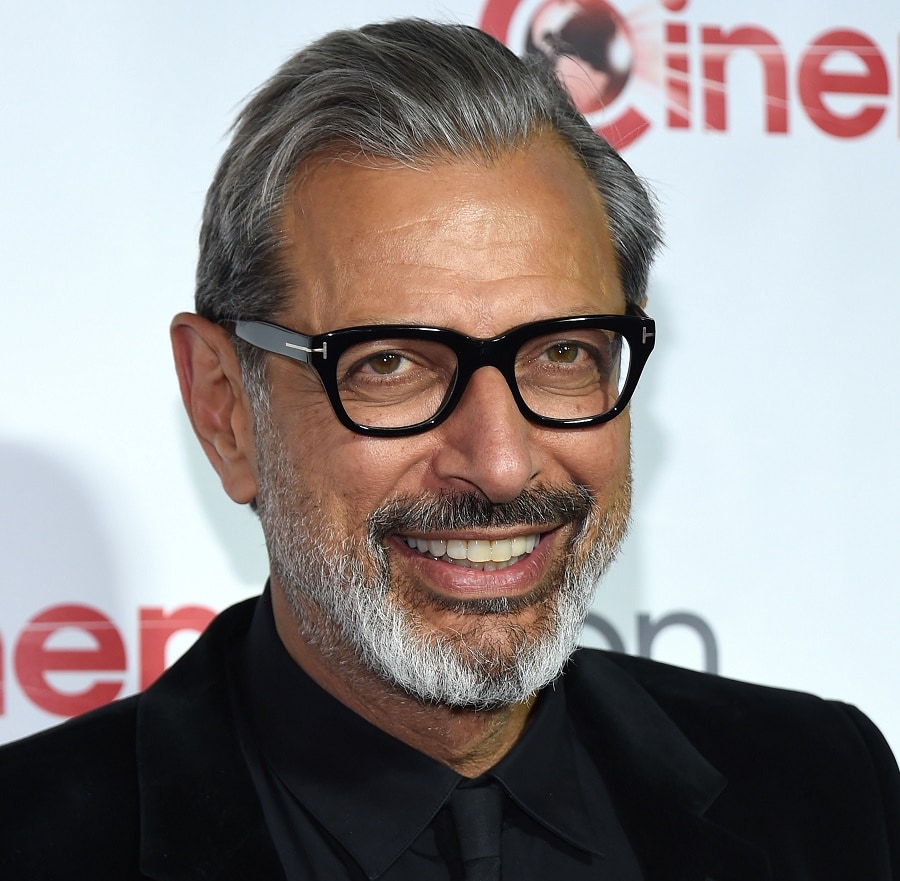 Jeff Goldblum mustache style