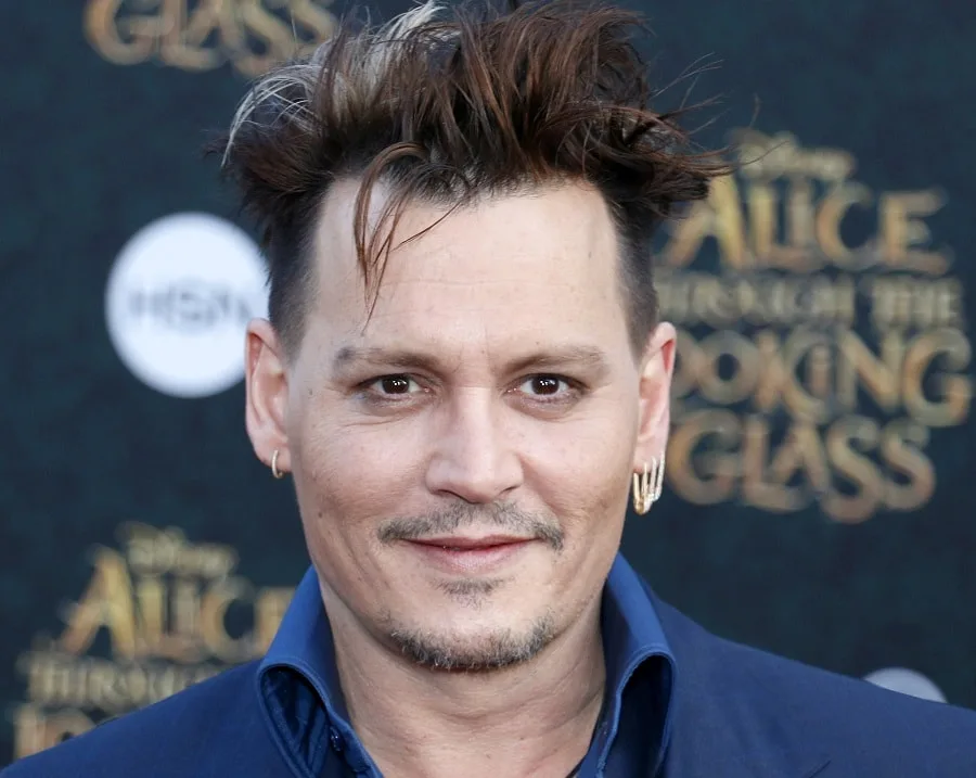 Johnny Depp Short Beard Style in 2016