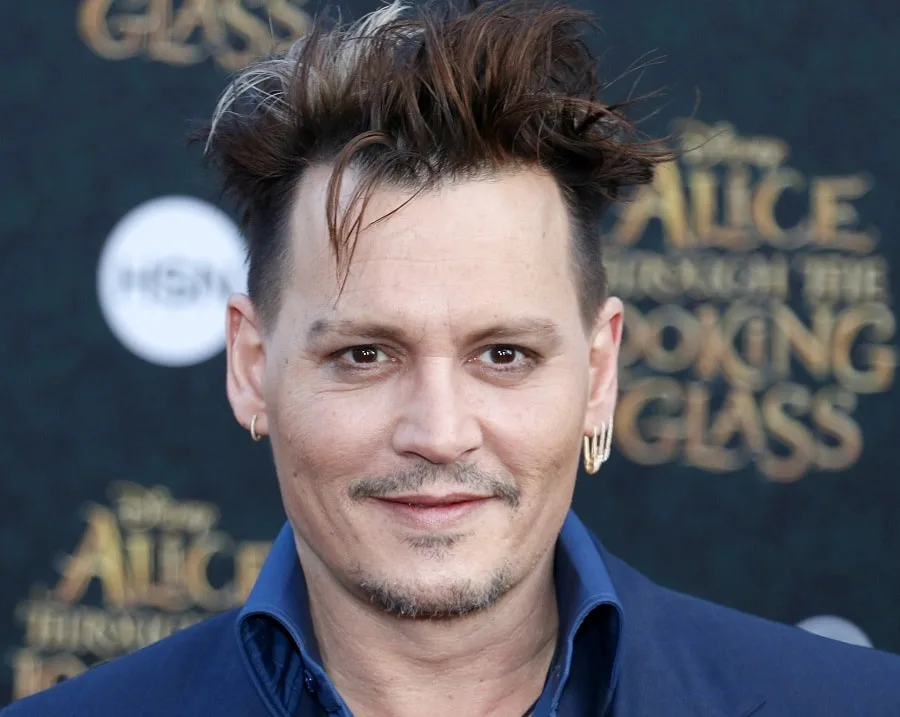 johnny depp facial hair