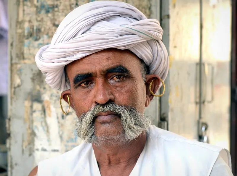 Mutton Chops with Shaved Cheek