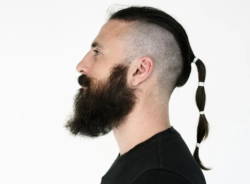 Ponytail and Long Beard