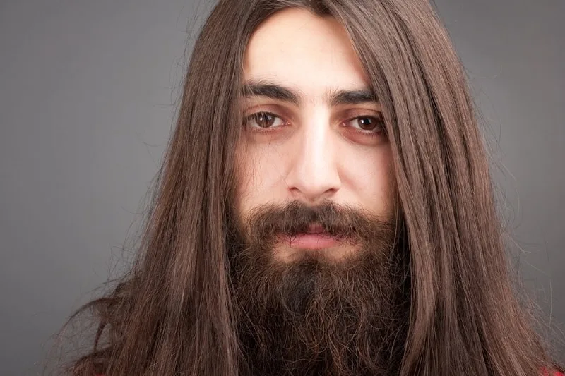 Straight Long Hair with Long Beard