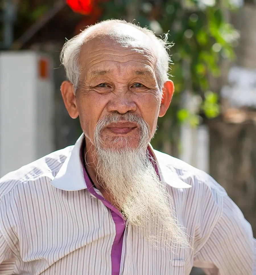 long beard for asian men