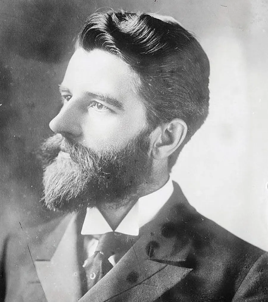 1900s man with beard
