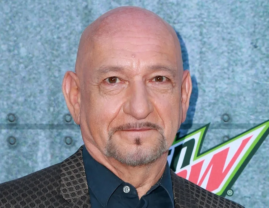 Bald Celebrity Ben Kingsley With Beard