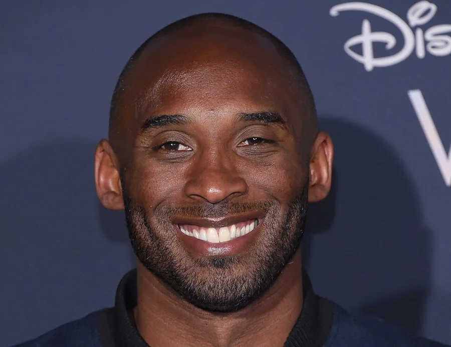 Bald Celebrity Kobe Bryant With Beard .webp