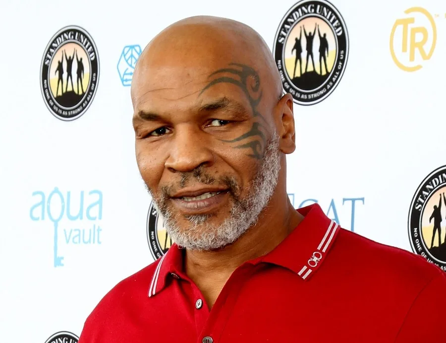 Bald Celebrity Mike Tyson With Beard