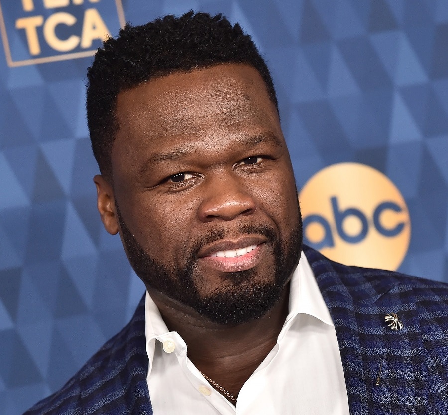 Black Celebrity 50 Cent With Beard