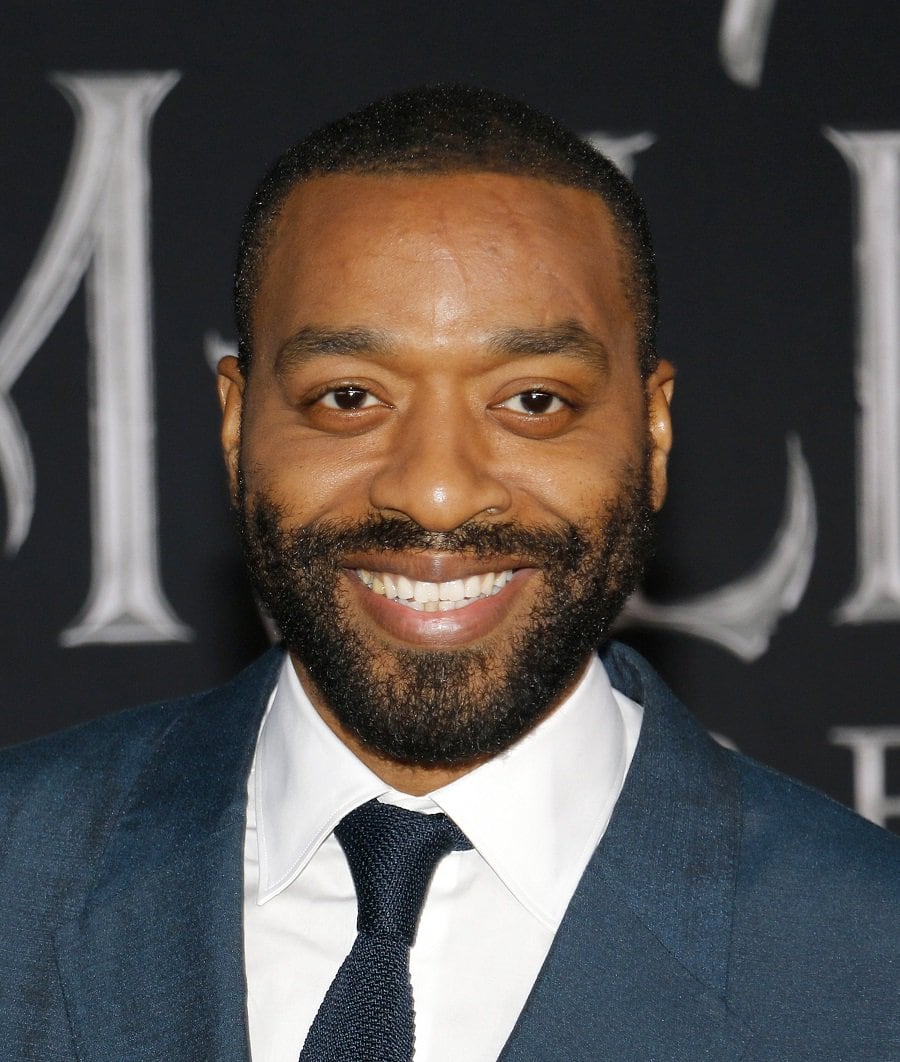 Black Celebrity Chiwetel Ejiofor With Beard