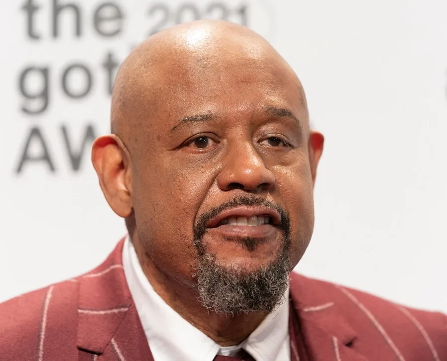 Black Celebrity Forest Whitaker With Beard