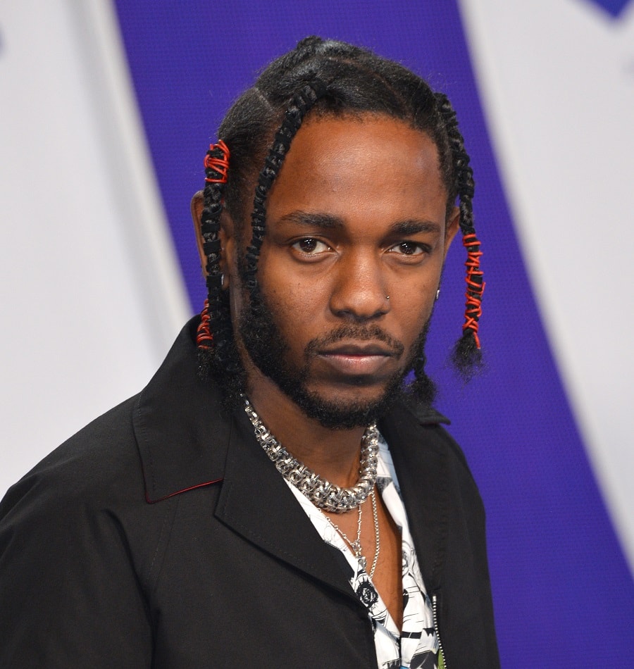 Black Celebrity Kendrick Lamar With Beard