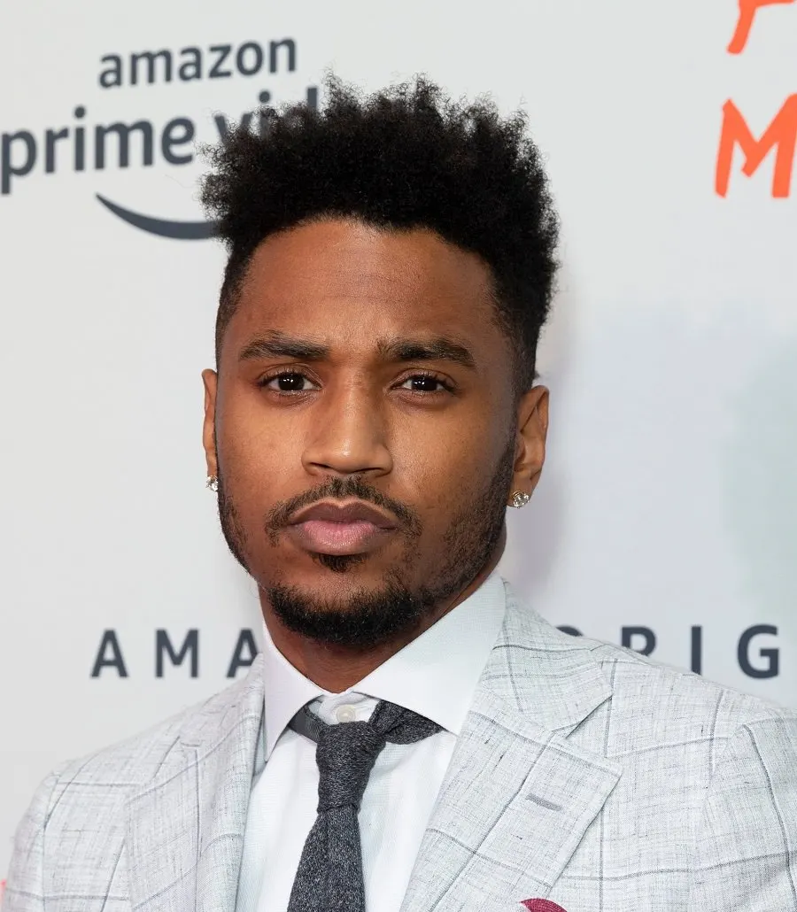 Black Celebrity Trey Songz With Beard