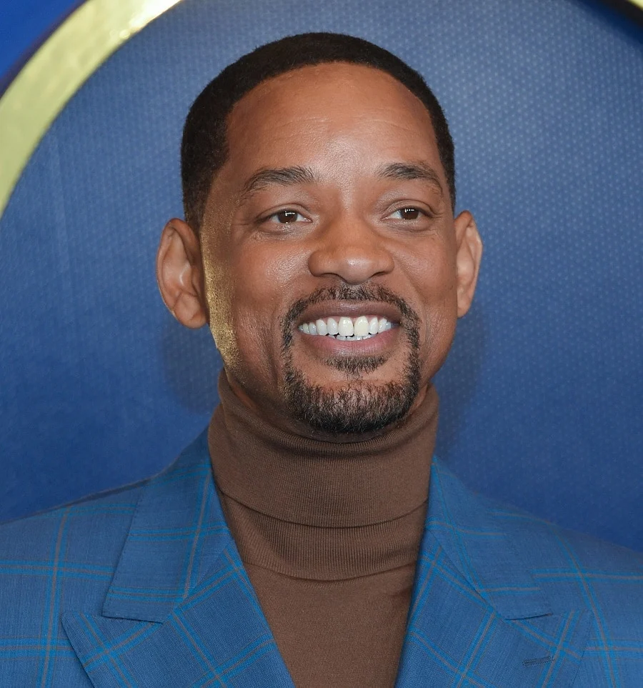 Black Celebrity Will Smith With Beard