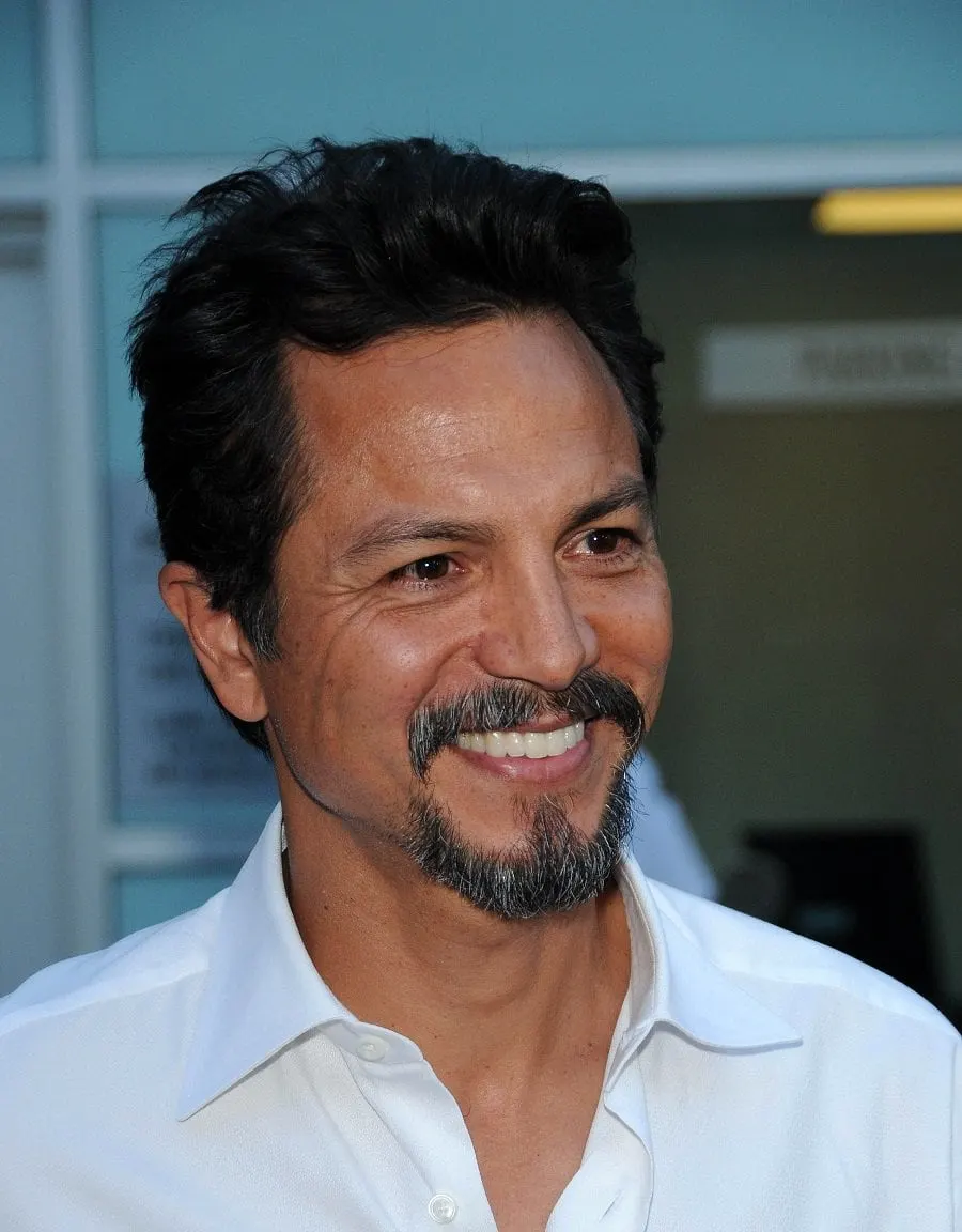 Celebrity Benjamin Bratt With Goatee Beard