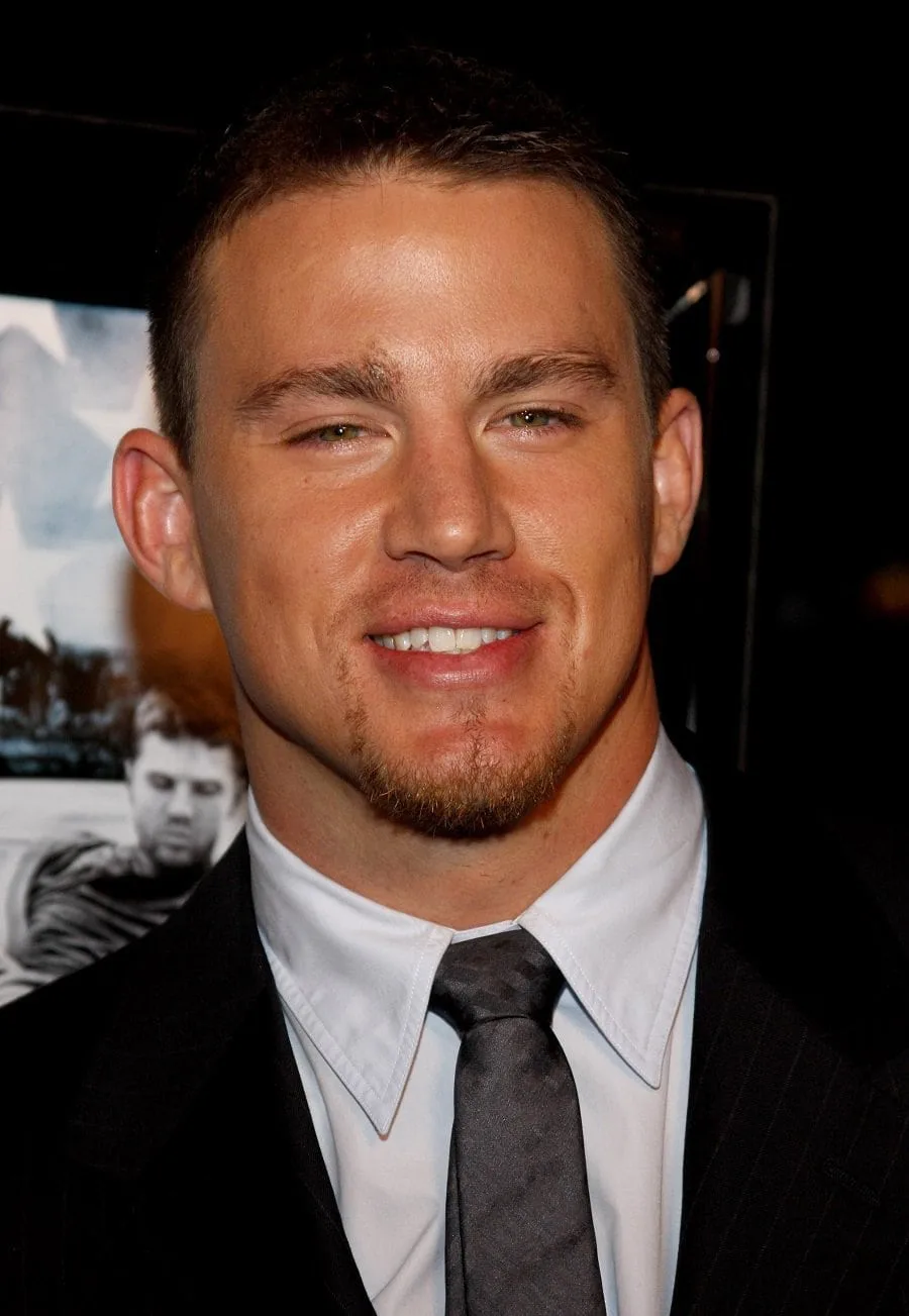 Celebrity Channing Tatum With Goatee Beard