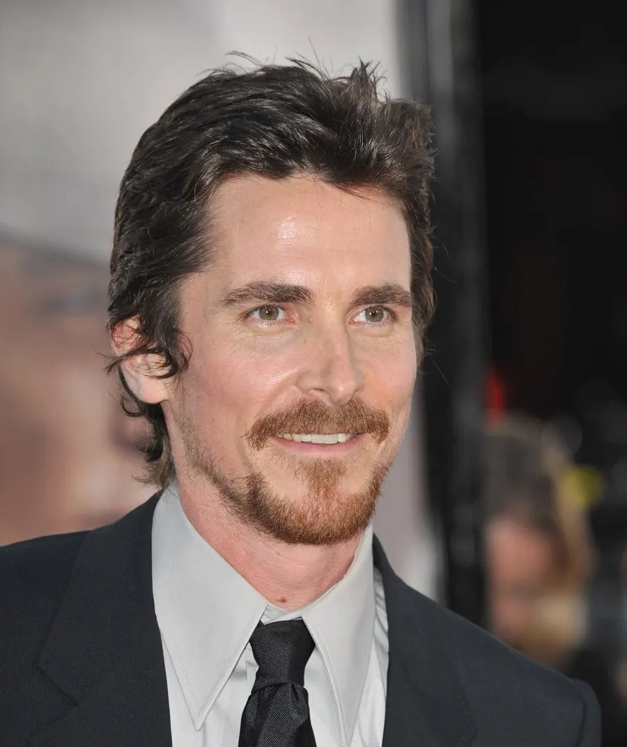 Celebrity Christian Bale With Goatee