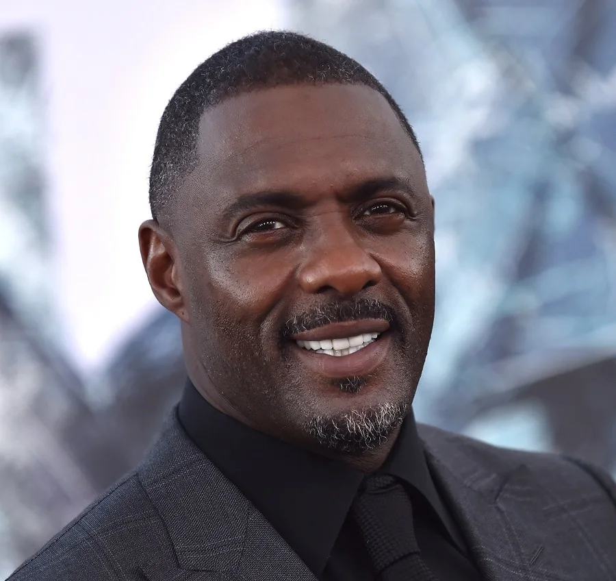 Celebrity Idris Elba With Goatee Beard