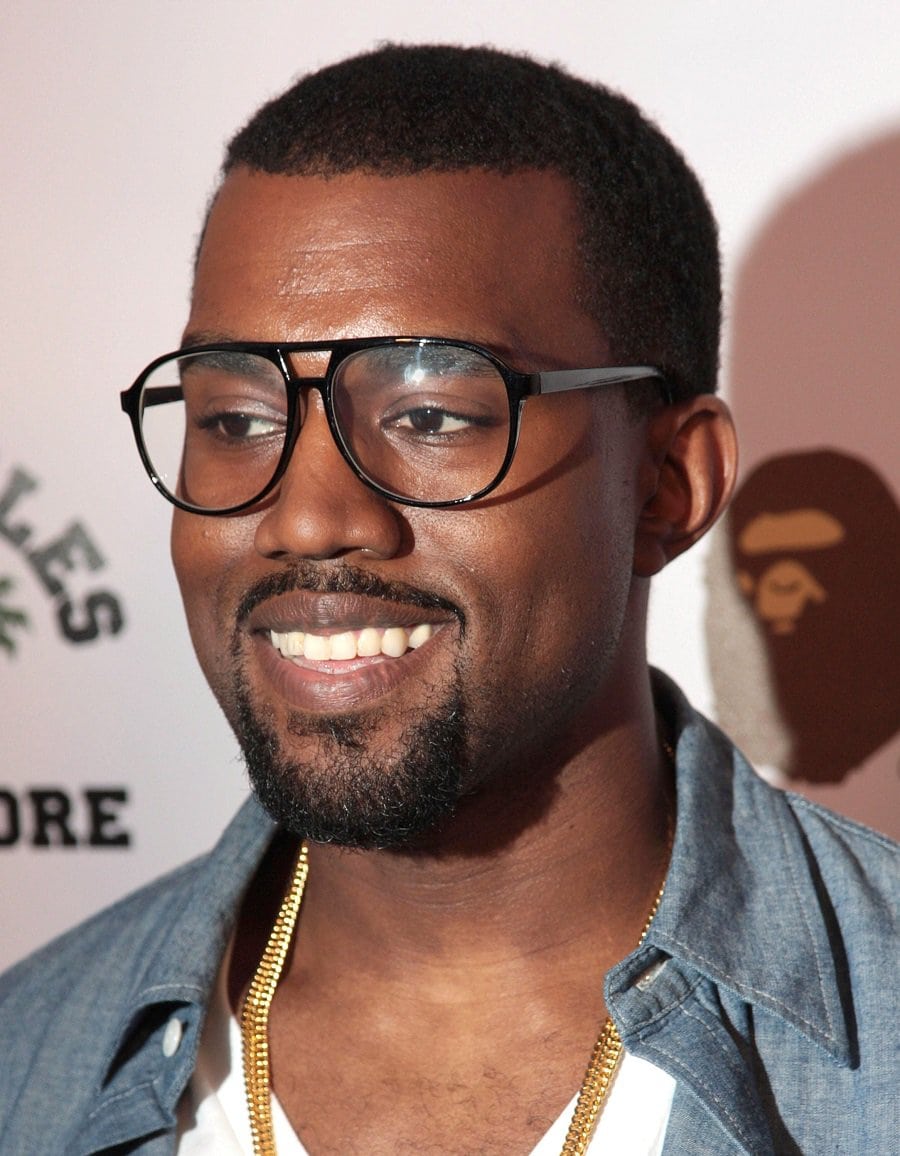 Celebrity Kanye West With Goatee