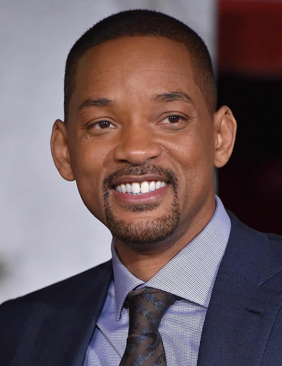 Celebrity Will Smith With Goatee